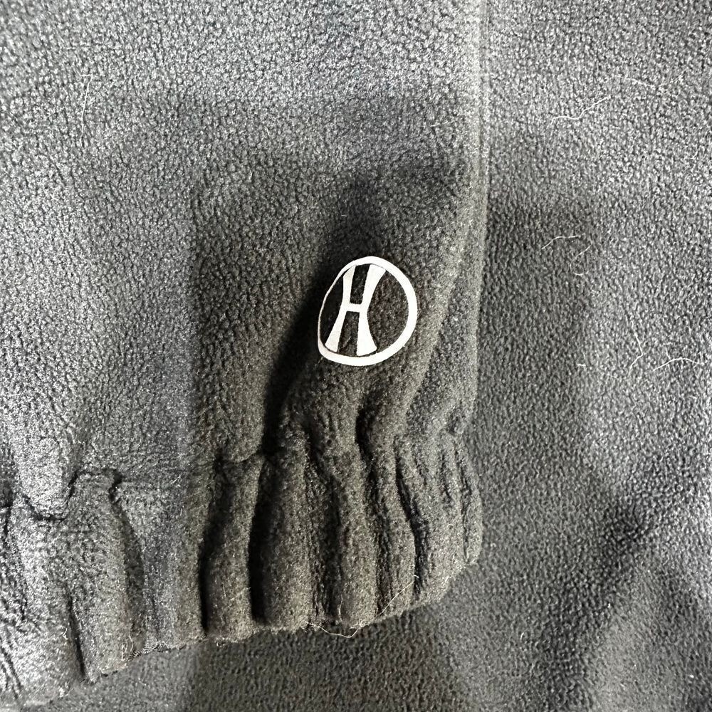 Jacket Mens XL Black Orange Reversible Hooded Fleece Jacket Zip Bengals colors - Picture 4 of 8